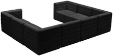 Load image into Gallery viewer, Quincy Black Velvet Modular Sectional
