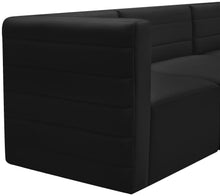 Load image into Gallery viewer, Quincy Black Velvet Modular Sectional
