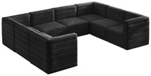 Load image into Gallery viewer, Quincy Black Velvet Modular Sectional
