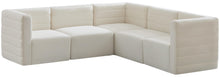 Load image into Gallery viewer, Quincy Cream Velvet Modular Sectional
