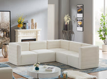 Load image into Gallery viewer, Quincy Cream Velvet Modular Sectional
