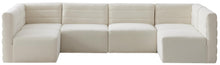 Load image into Gallery viewer, Quincy Cream Velvet Modular Sectional
