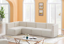 Load image into Gallery viewer, Quincy Cream Velvet Modular Sectional
