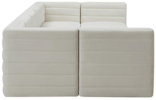 Load image into Gallery viewer, Quincy Cream Velvet Modular Sectional
