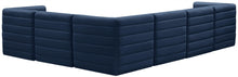 Load image into Gallery viewer, Quincy Navy Velvet Modular Sectional
