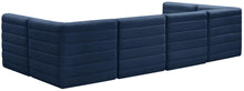 Load image into Gallery viewer, Quincy Navy Velvet Modular Sectional
