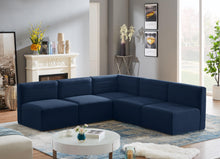 Load image into Gallery viewer, Quincy Navy Velvet Modular Sectional
