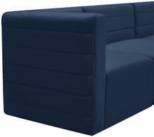 Load image into Gallery viewer, Quincy Navy Velvet Modular Sectional
