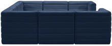 Load image into Gallery viewer, Quincy Navy Velvet Modular Sectional
