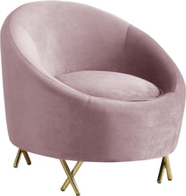 Load image into Gallery viewer, Serpentine Pink Velvet Chair
