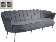 Load image into Gallery viewer, Gardenia Grey Velvet Sofa
