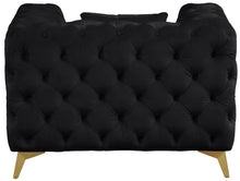 Load image into Gallery viewer, Kingdom Black Velvet Chair
