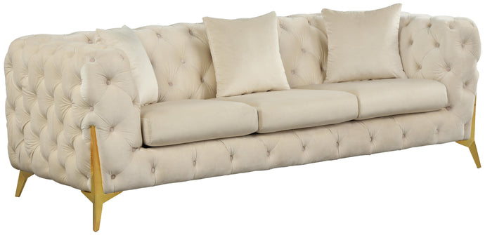 Kingdom Cream Velvet Sofa image