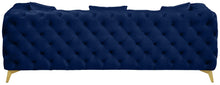 Load image into Gallery viewer, Kingdom Navy Velvet Sofa
