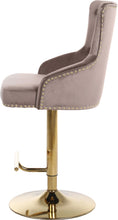 Load image into Gallery viewer, Claude Pink Velvet Adjustable Stool
