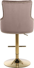 Load image into Gallery viewer, Claude Pink Velvet Adjustable Stool
