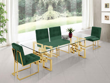 Load image into Gallery viewer, Pierre Green Velvet Dining Chair
