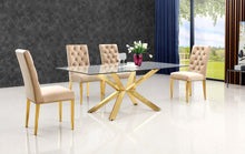 Load image into Gallery viewer, Capri Beige Velvet Dining Chair

