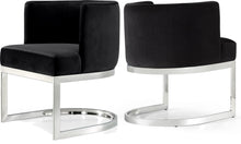 Load image into Gallery viewer, Gianna Black Velvet Dining Chair
