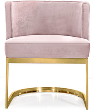 Load image into Gallery viewer, Gianna Pink Velvet Dining Chair
