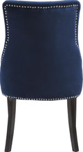 Load image into Gallery viewer, Oxford Navy Velvet Dining Chair
