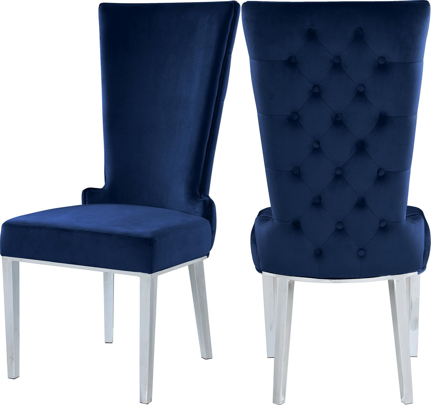 Serafina Navy Velvet Dining Chair image