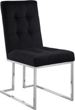 Load image into Gallery viewer, Alexis Black Velvet Dining Chair
