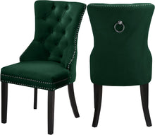 Load image into Gallery viewer, Nikki Green Velvet Dining Chair
