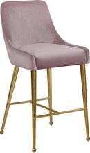 Load image into Gallery viewer, Owen Pink Velvet Stool
