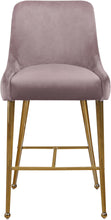 Load image into Gallery viewer, Owen Pink Velvet Stool
