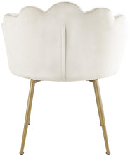 Load image into Gallery viewer, Claire Cream Velvet Dining Chair
