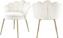 Load image into Gallery viewer, Claire Cream Velvet Dining Chair image
