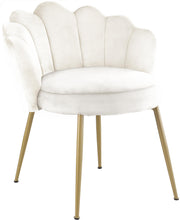 Load image into Gallery viewer, Claire Cream Velvet Dining Chair
