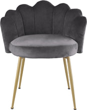 Load image into Gallery viewer, Claire Grey Velvet Dining Chair
