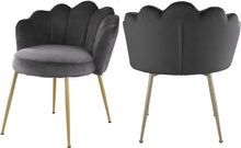Load image into Gallery viewer, Claire Grey Velvet Dining Chair image
