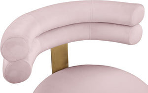 Fitzroy Pink Velvet Dining Chair