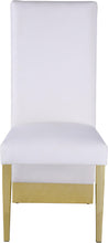 Load image into Gallery viewer, Porsha White Faux Leather Dining Chair
