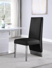 Load image into Gallery viewer, Porsha Black Faux Leather Dining Chair
