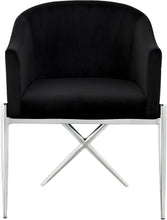 Load image into Gallery viewer, Xavier Black Velvet Dining Chair
