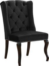 Load image into Gallery viewer, Suri Black Velvet Dining Chair
