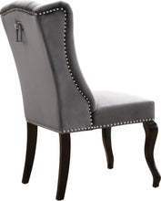 Load image into Gallery viewer, Suri Grey Velvet Dining Chair
