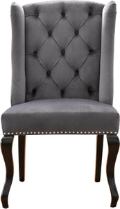 Suri Grey Velvet Dining Chair