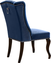 Load image into Gallery viewer, Suri Navy Velvet Dining Chair
