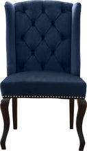 Load image into Gallery viewer, Suri Navy Velvet Dining Chair
