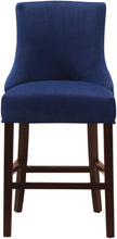 Load image into Gallery viewer, Hannah Navy Velvet Stool
