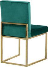Load image into Gallery viewer, Giselle Green Velvet Dining Chair
