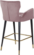 Load image into Gallery viewer, Luxe Pink Velvet Stool
