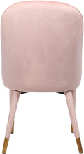 Load image into Gallery viewer, Belle Pink Velvet Dining Chair
