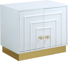 Load image into Gallery viewer, Cosmopolitan White Lacquer Side Table

