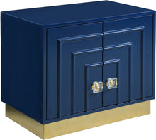 Load image into Gallery viewer, Cosmopolitan Navy Lacquer Side Table
